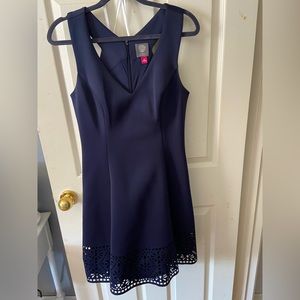 Navy blue Vince Camuto cocktail or semi formal dress size 10